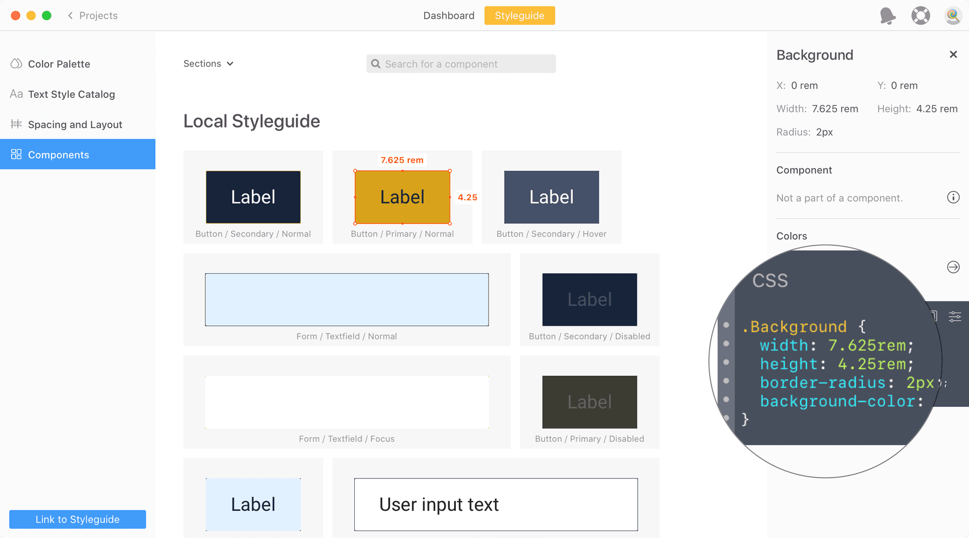 Zeplin Components Library