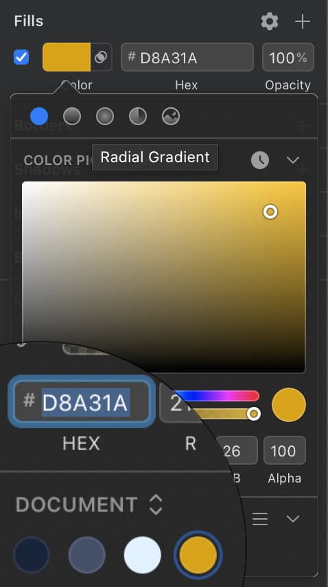 Crear colores